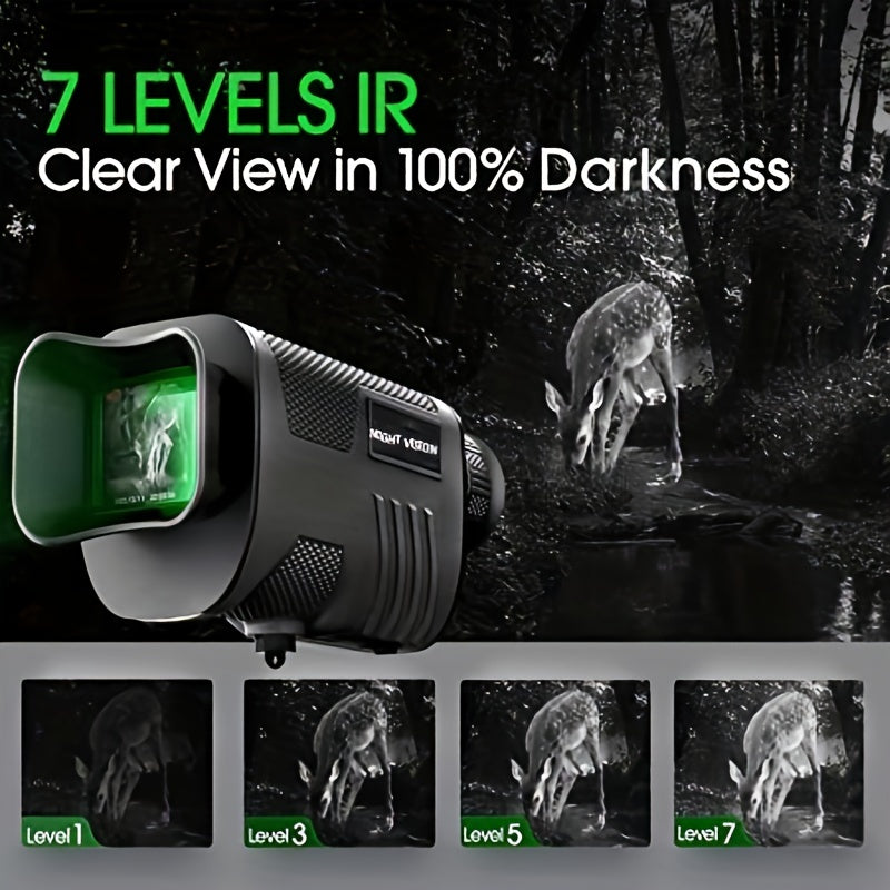 8X Infrared Digital Night Vision Monocular Telescope Large Screen