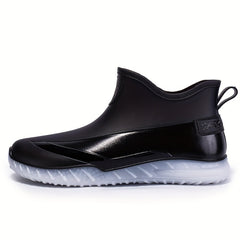 Men's High Top Rain Boots Non Slip Waterproof Shoes