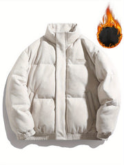 Women's Fleece Quilted Jacket for Winter Sports