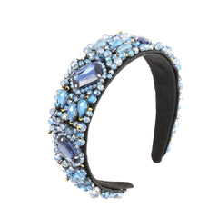 Colorful Glass Crystal Headband for Women
