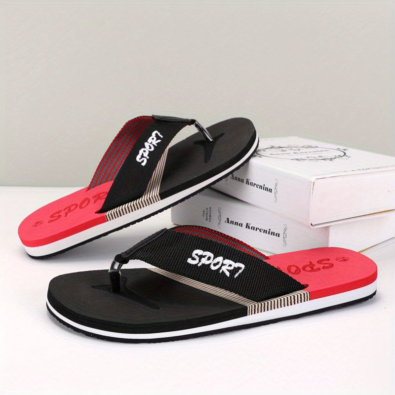 Men's Indoor Casual Flip Flops Summer Home Slippers