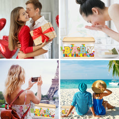 Chenille Letter Clear Makeup Bag Zipper Waterproof Cosmetic Handbag