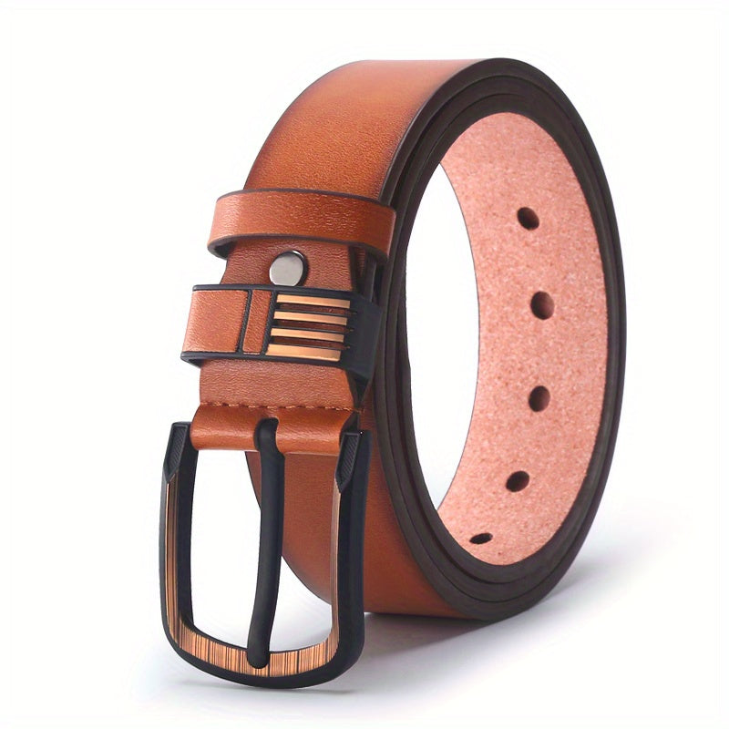 Men's Pin Buckle Leather Belt Casual Jeans Pants Waist Strap