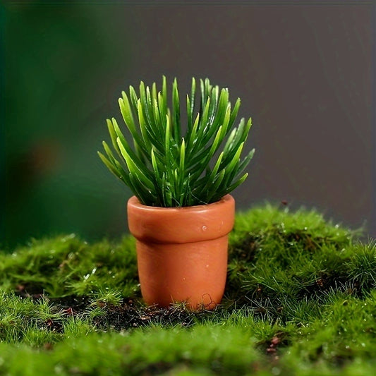 Simulation Plant Potted Statue Micro Landscape Model Dollhouse Decoration