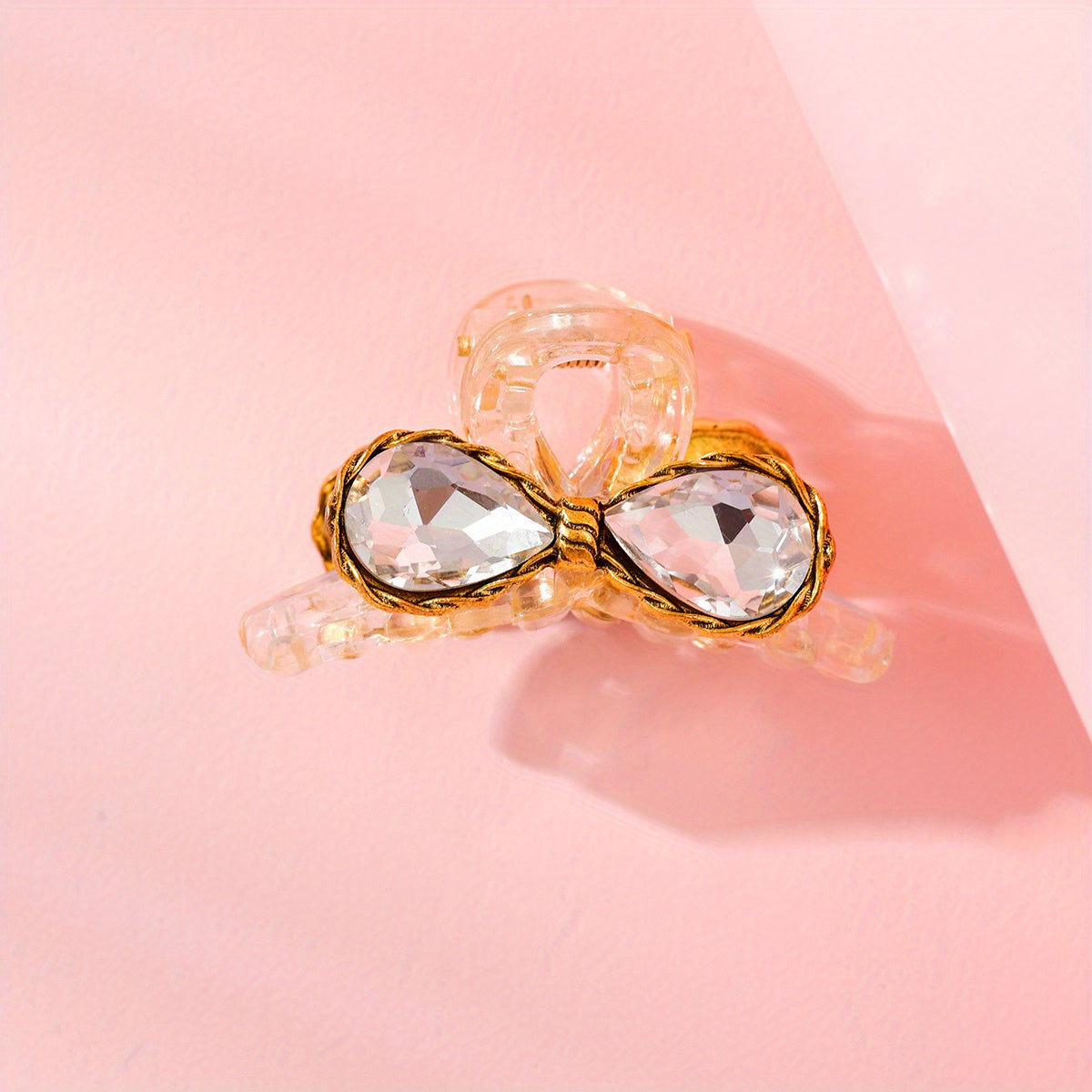 Crystal Hair Claw Transparent Shark Claw Ponytail Holder Hair Accessories