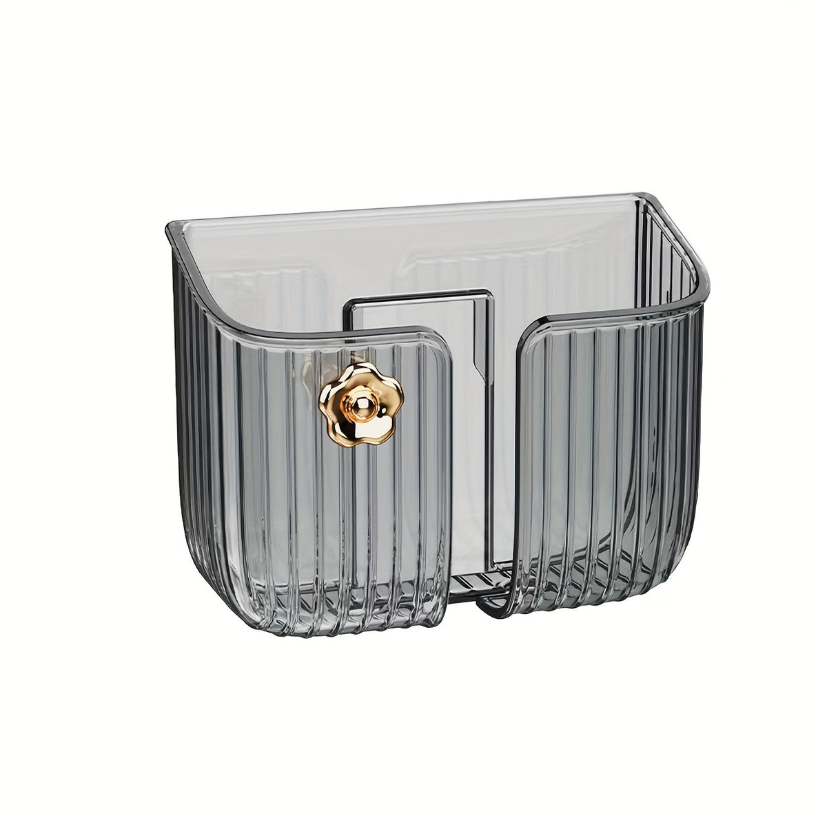 Bathroom Comb Storage Shelf Wall-Mounted Multifunctional Razor Storage Tube
