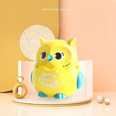 Cartoon Owl Press and Go Toy for 2-Year-Old Boys