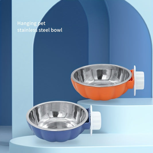 Removable Stainless Steel Dog Bowl for Enhanced Feeding