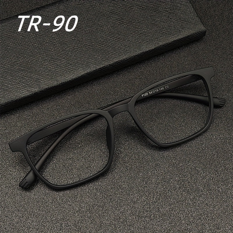 TR90 Square Frame Anti Light Glasses Casual Eyeglasses For Men
