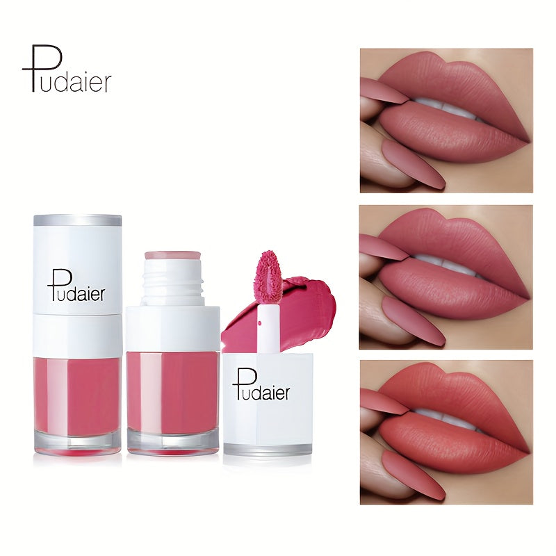 Matte Lip Glaze Long Lasting High Pigment Lip Gloss Liquid Lipstick