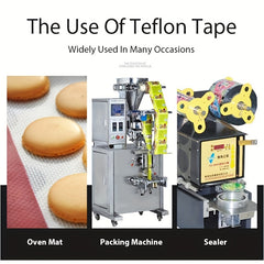 High Temp Resistance Tape 300C PTFE Cloth Heat Insulation Adhesive Sealing