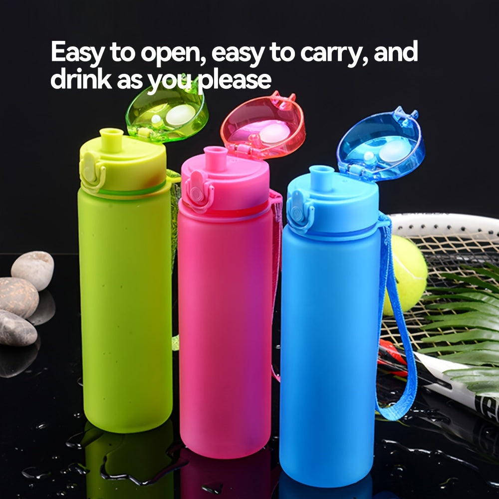 17oz 500ml Frosted Sports Water Bottle Leak Proof BPA Free Reusable