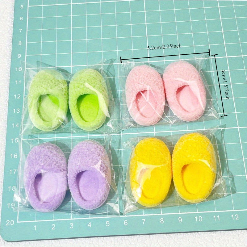 Colorful Candy Slippers 1:12 Scale Dollhouse Accessories