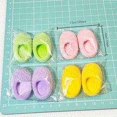 Colorful Candy Slippers 1:12 Scale Dollhouse Accessories