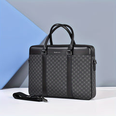 Men's Solid Business Style Document Bag Lightweight Handbag