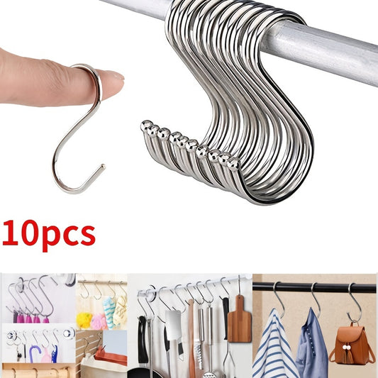 Stainless Steel S Hook Hanger Bathroom Bedroom Accessories