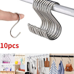 Stainless Steel S Hook Hanger Bathroom Bedroom Accessories