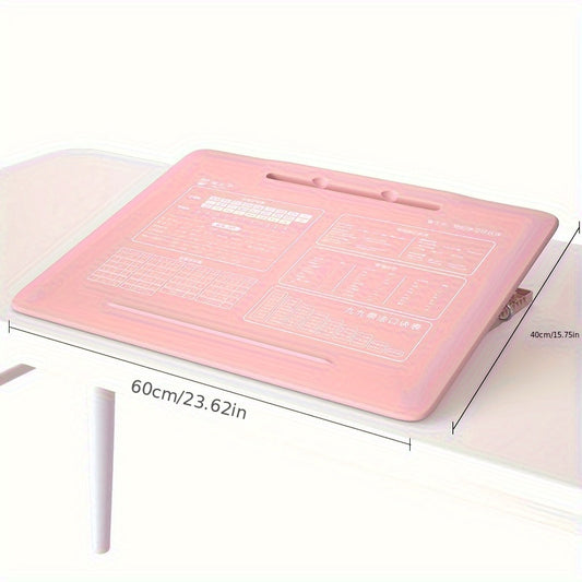 Pink 1pc Learning Table Corrects Sitting Posture
