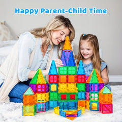 Magnetic Building Blocks 124pcs Learning Educational Toys