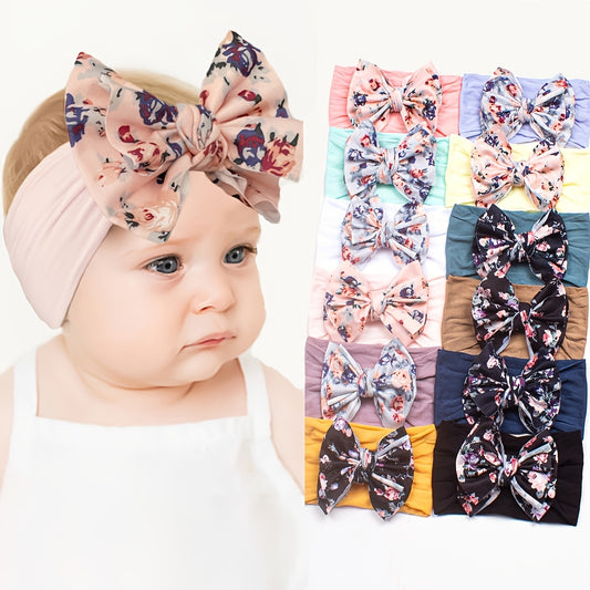 European American Baby Hairband Bow Nylon Hairband