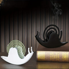 Snail Mosquito Coil Holder Iron Tray Fireproof Ash Burner Home Decor