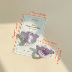 Soft Silicone Anti Flatulence Bear Soother for Babies