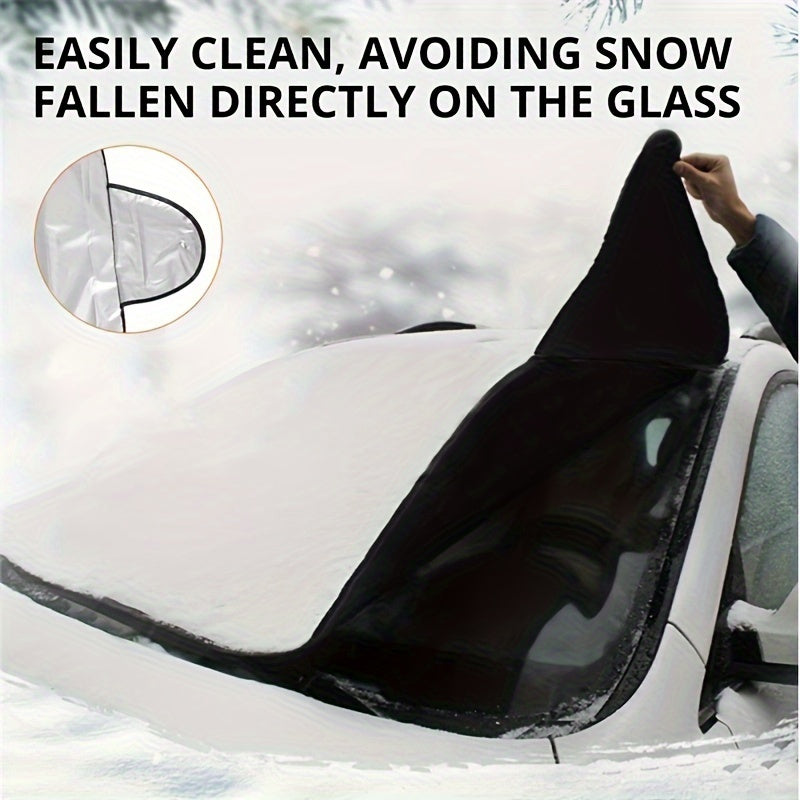 Car Windshield Snow Cover Frost Ice Removal Sun Shade Winter Protection