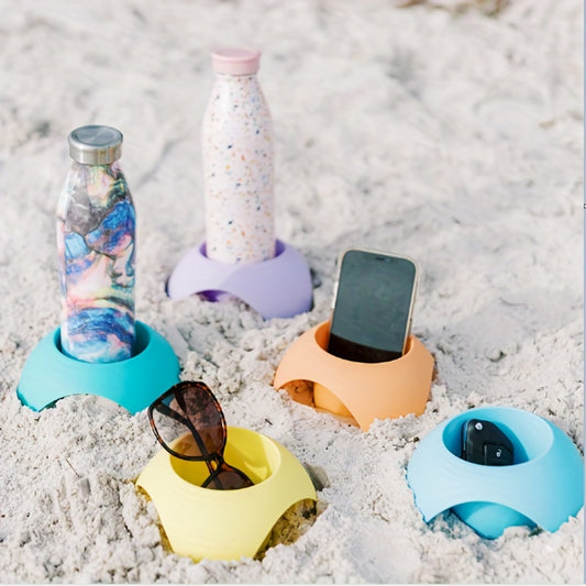 Beach Cup Holder Sand Coaster Travel Accessory Family Friends Use