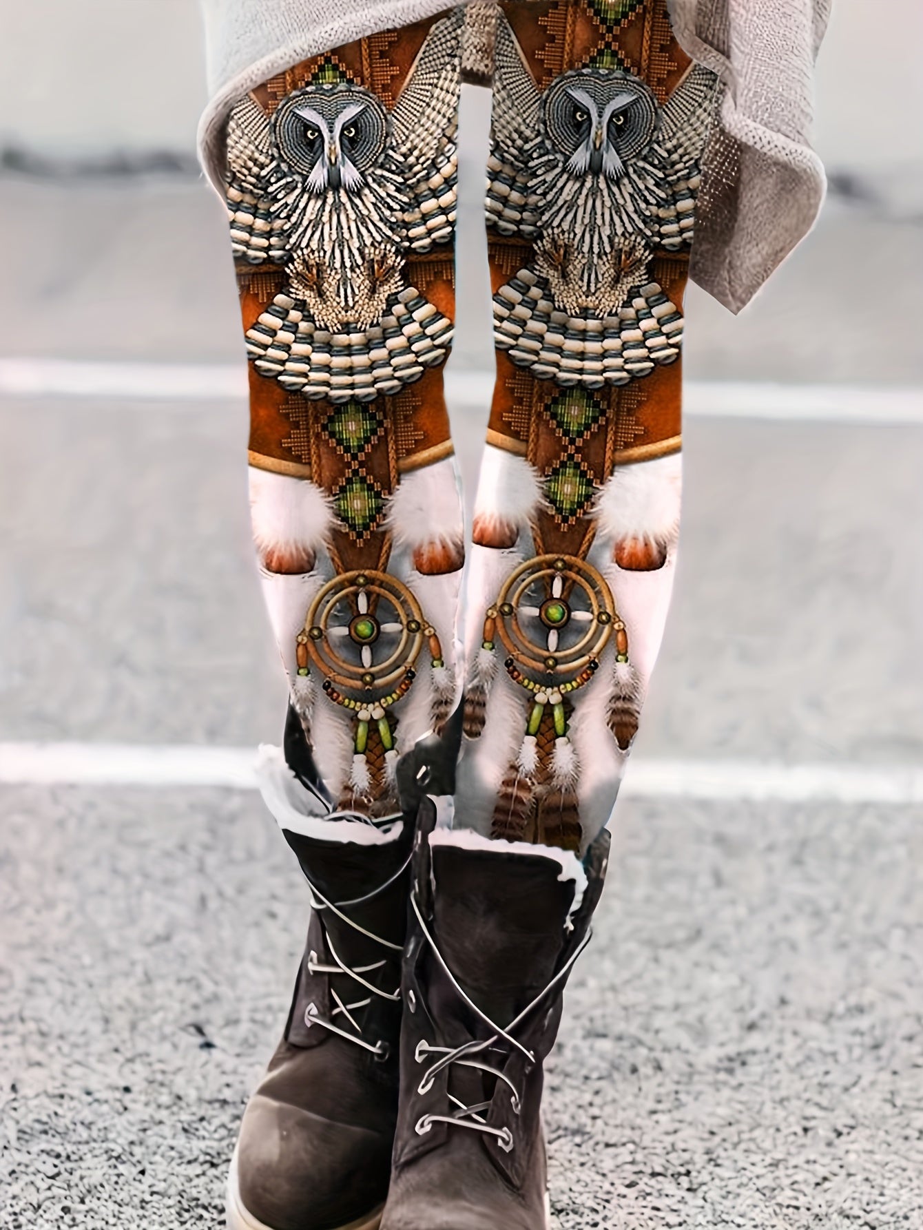 Boho High Waist Leggings for Women