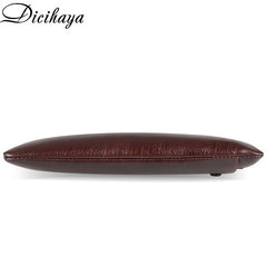 Dicihaya Men's Leather Zipper Handbag Large Capacity Wallet Clutch Bag