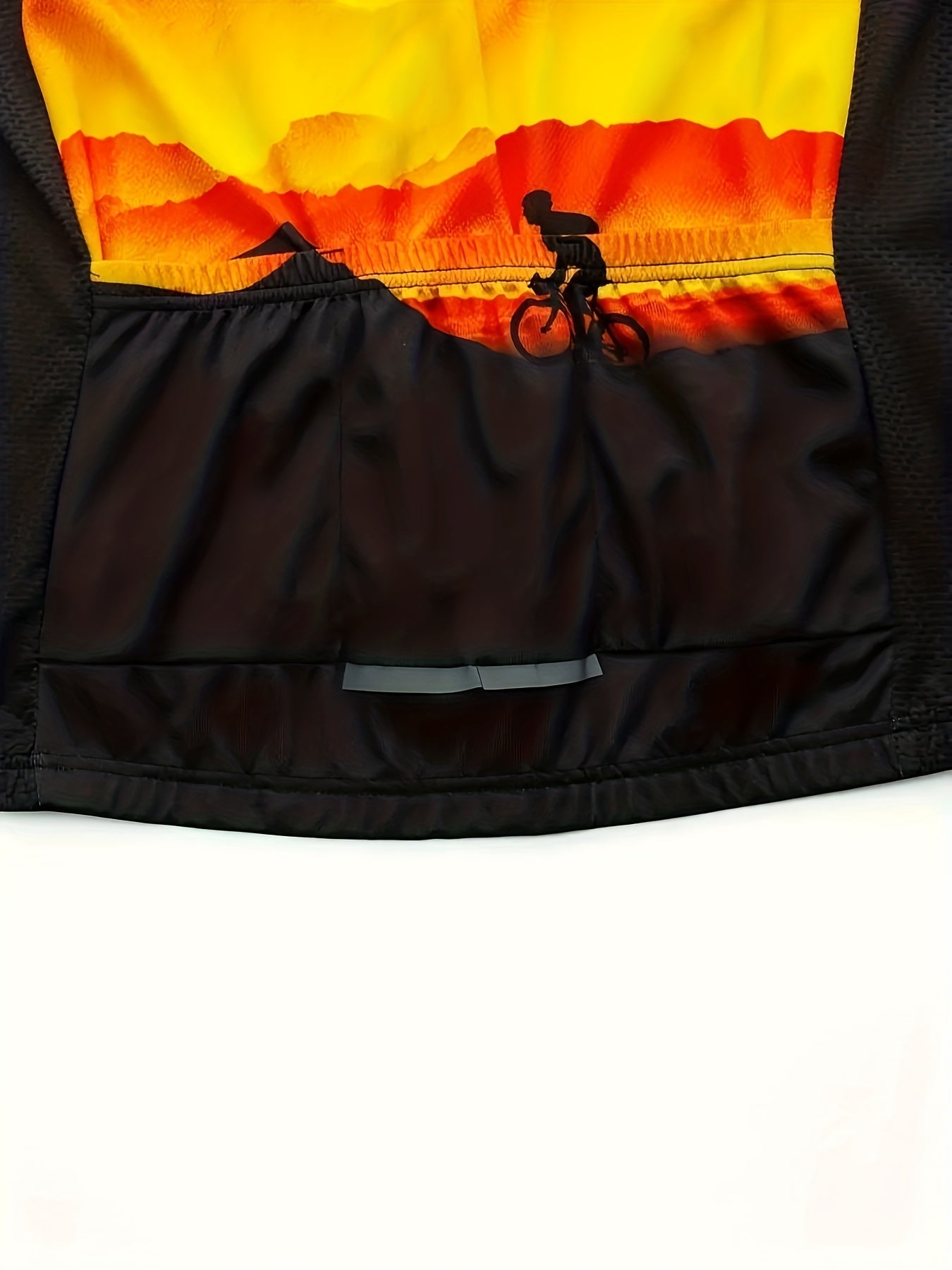 Men's Cycling Jersey Sunset Graphic Quick Dry Moisture Wicking