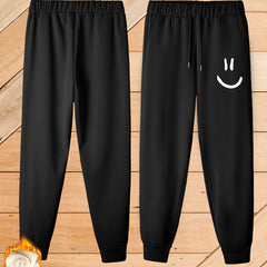 Women's Plus Graphic Print Fleece Harem Trousers