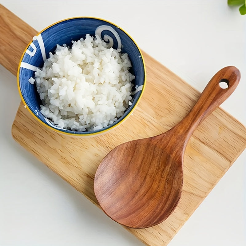 Cork Soup Spoon Wooden Shovel Non-stick Pot Rice Spoon