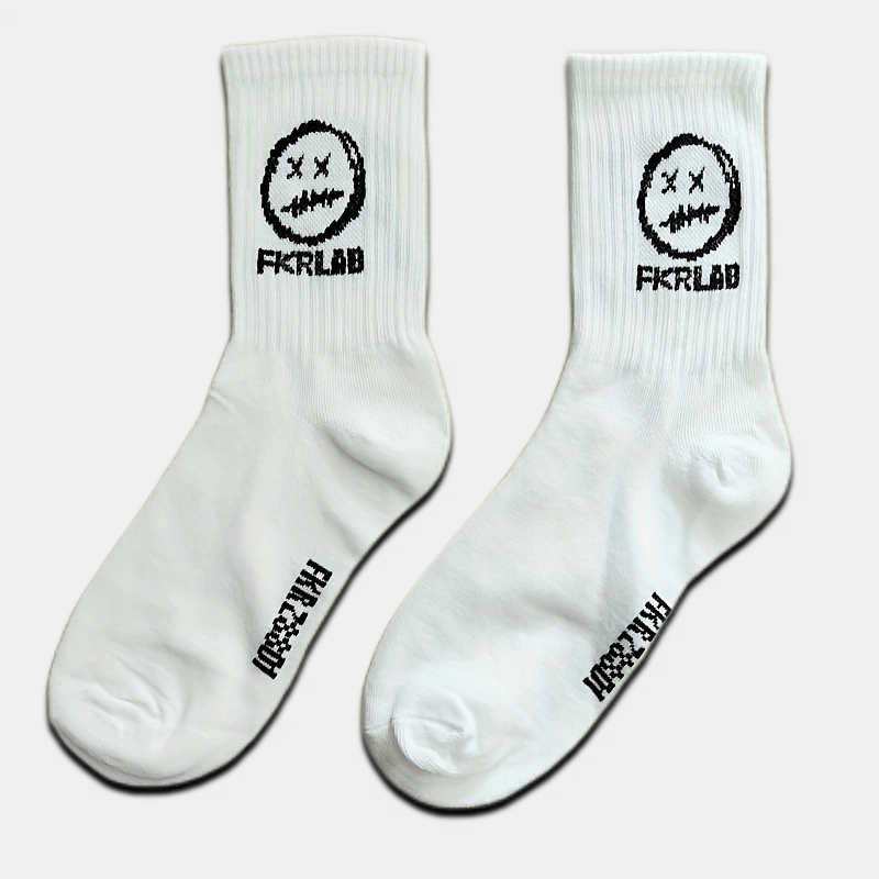 Cartoon Print Socks Comfy & Breathable Women's Stockings