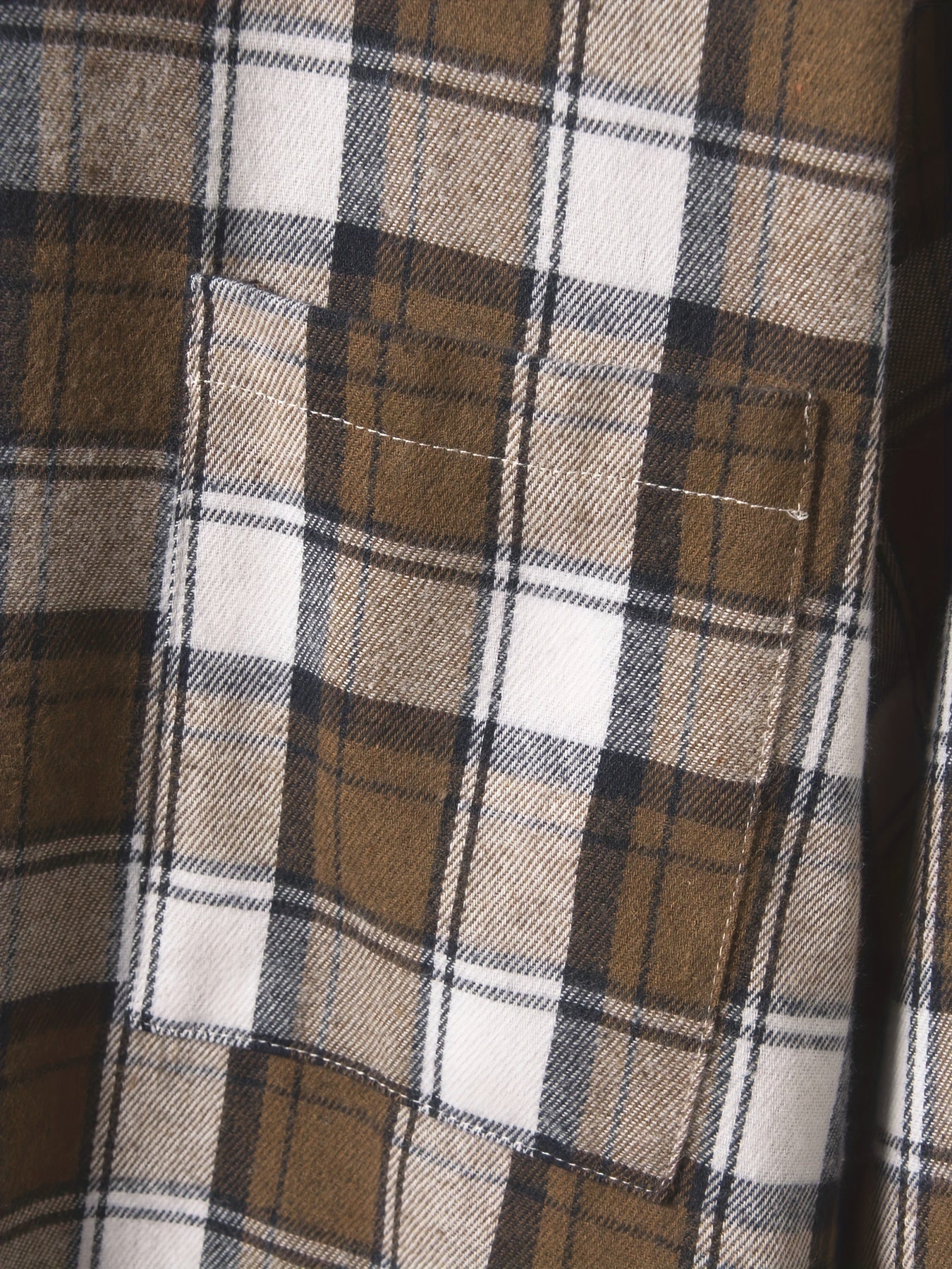 Men's Plaid Print Long Sleeve Button Up Shirt Lapel Casual Shirt Tops
