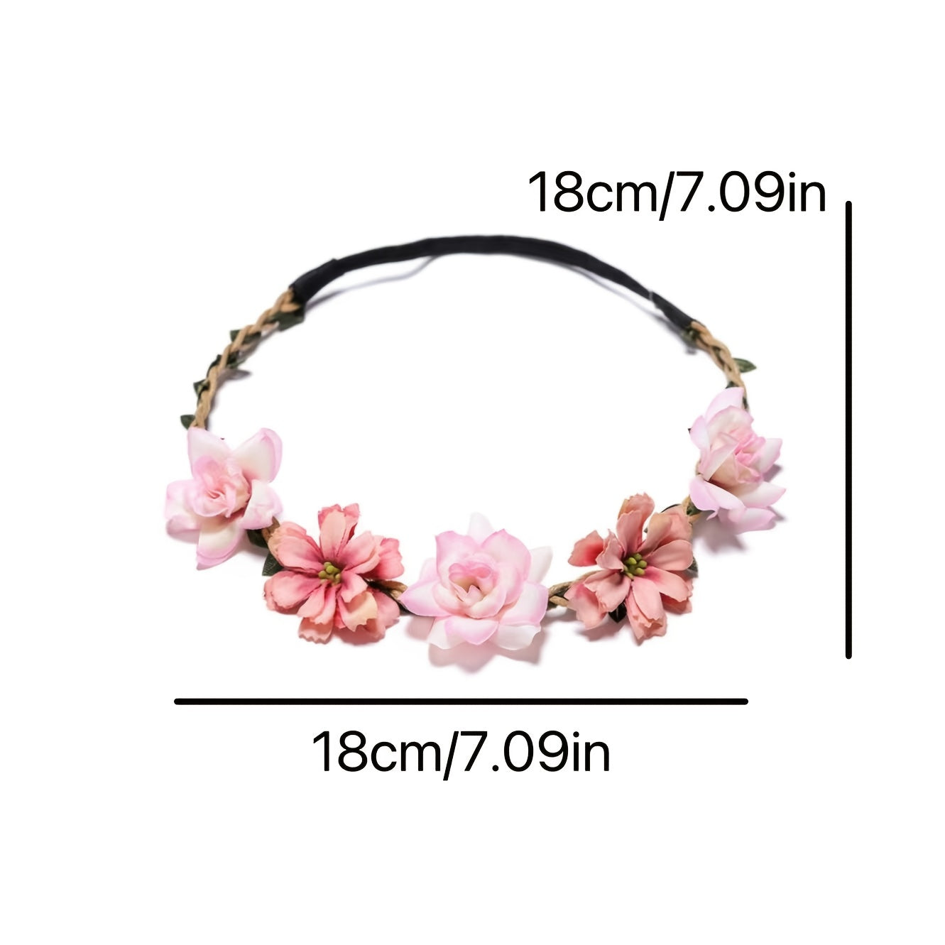 Flower Crown Garland Headpiece Floral Head Beach Flower Wedding Hair