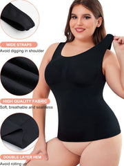 Compression Seamless Body Shaper Tank Top Solid Sports Activewear