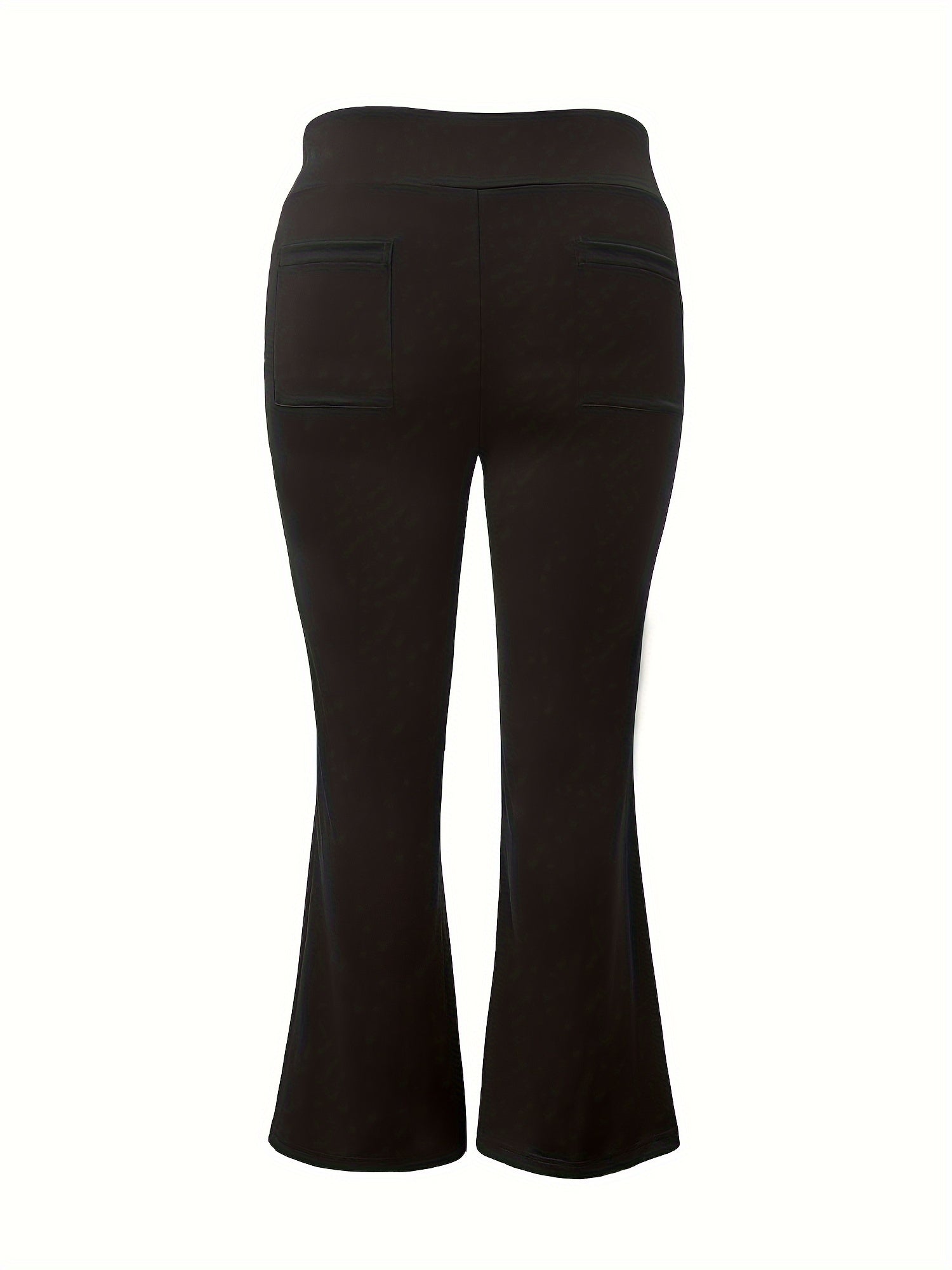 Women's Plus Size High Waist Flared Leg Pants