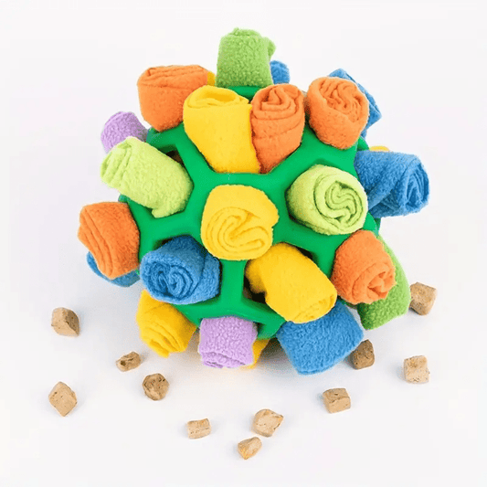 Interactive Pet Snuffle Ball Toy for Dogs Encourages Natural Foraging Skills