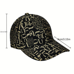 Stylish Graffiti Baseball Cap Sun Visor for Men and Women