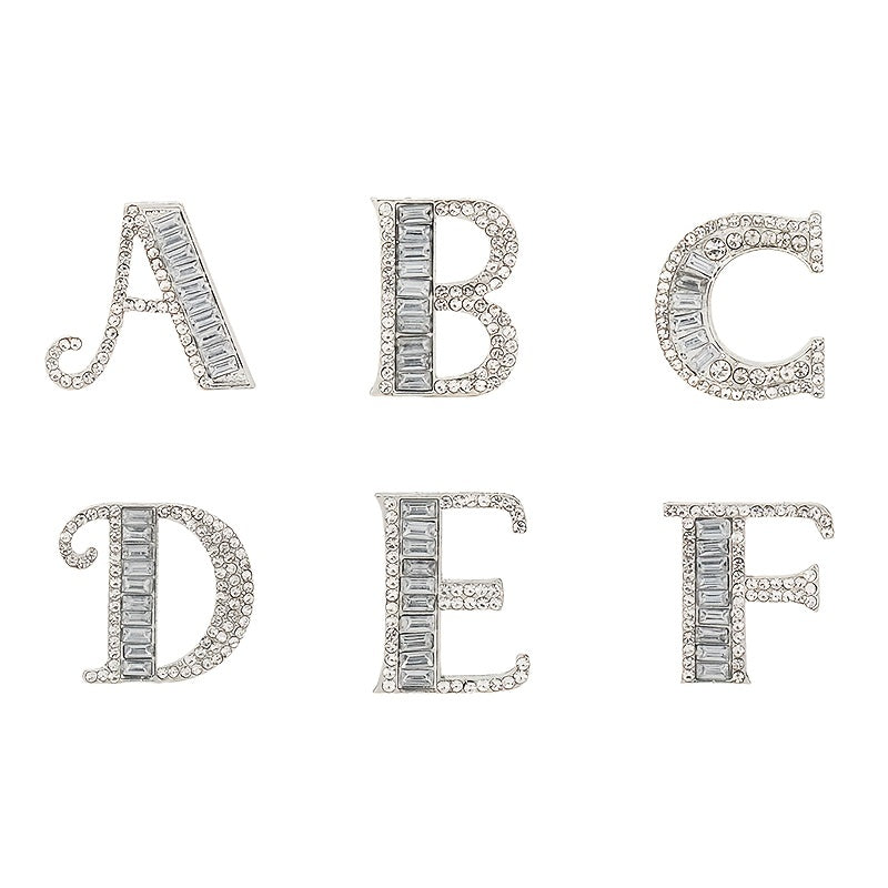 English Letter Small Brooch Suit Shirt Cardigan Pin Accessories