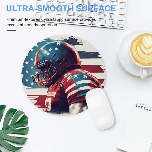 American Football Round Mouse Pad 7.87 Inches