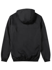 Camouflage Hooded Jackets Men's Casual Loose Fit Zip Up Jackets