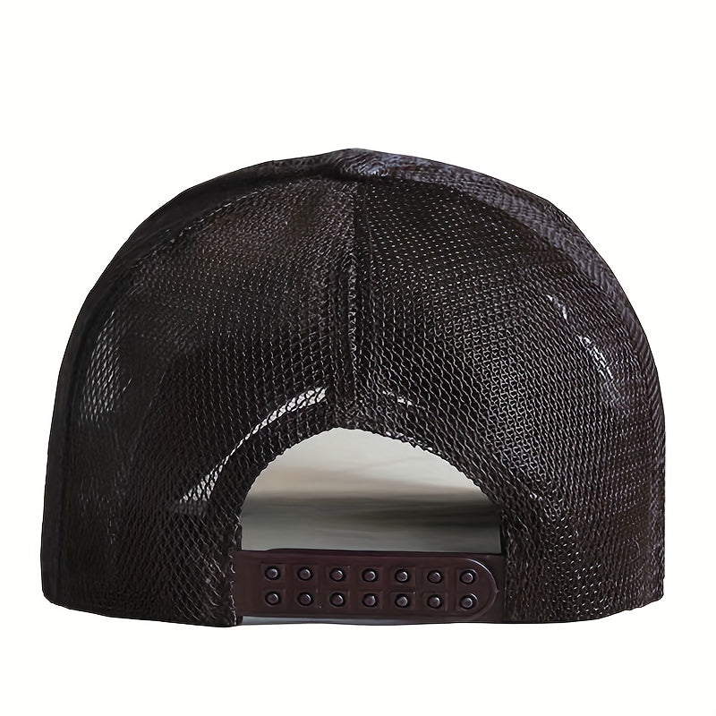 Mesh Wide Brim Sports Baseball Cap Fishing Cap Outdoor Sun Protection