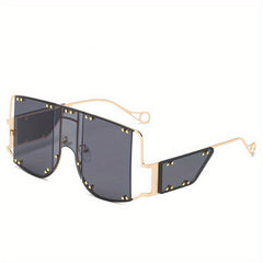 Y2K Ombre Lens Sunglasses Rivet Tinted Shades UV400
