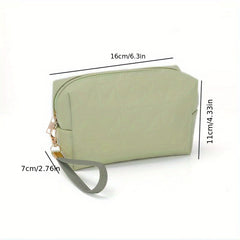 Portable PU Leather Toiletry Bag Waterproof Travel Storage