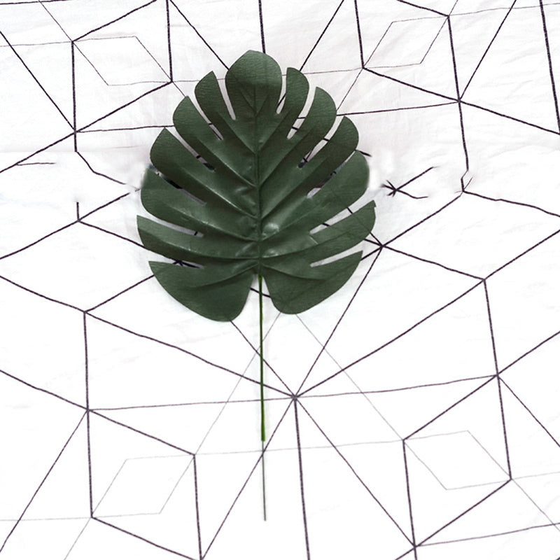 5pcs Artificial Leaf Simulation Golden Greenery Leaves for DIY Bouquets