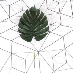5pcs Artificial Leaf Simulation Golden Greenery Leaves for DIY Bouquets