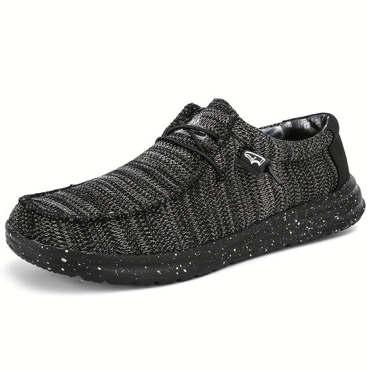 Women's Soft Sole Canvas Loafers Lace Up Slip On