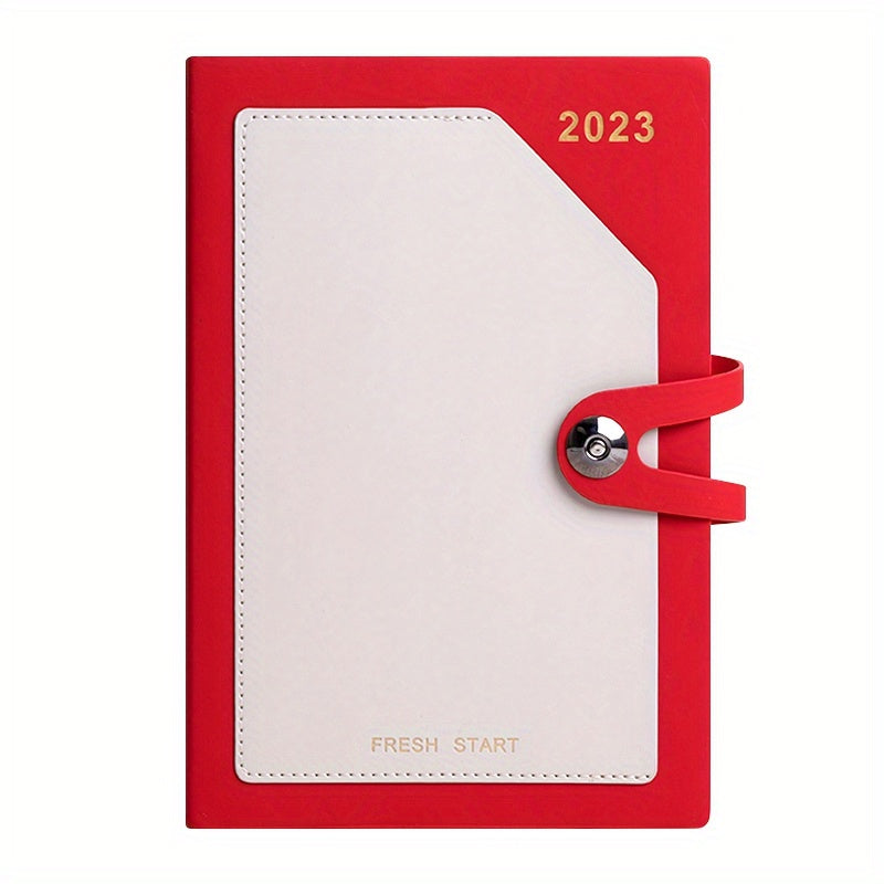 A5 Round Buckle Notebook 180 Sheets Multiple Colors